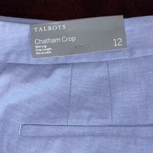 Talbot’s Blue Crop Pants